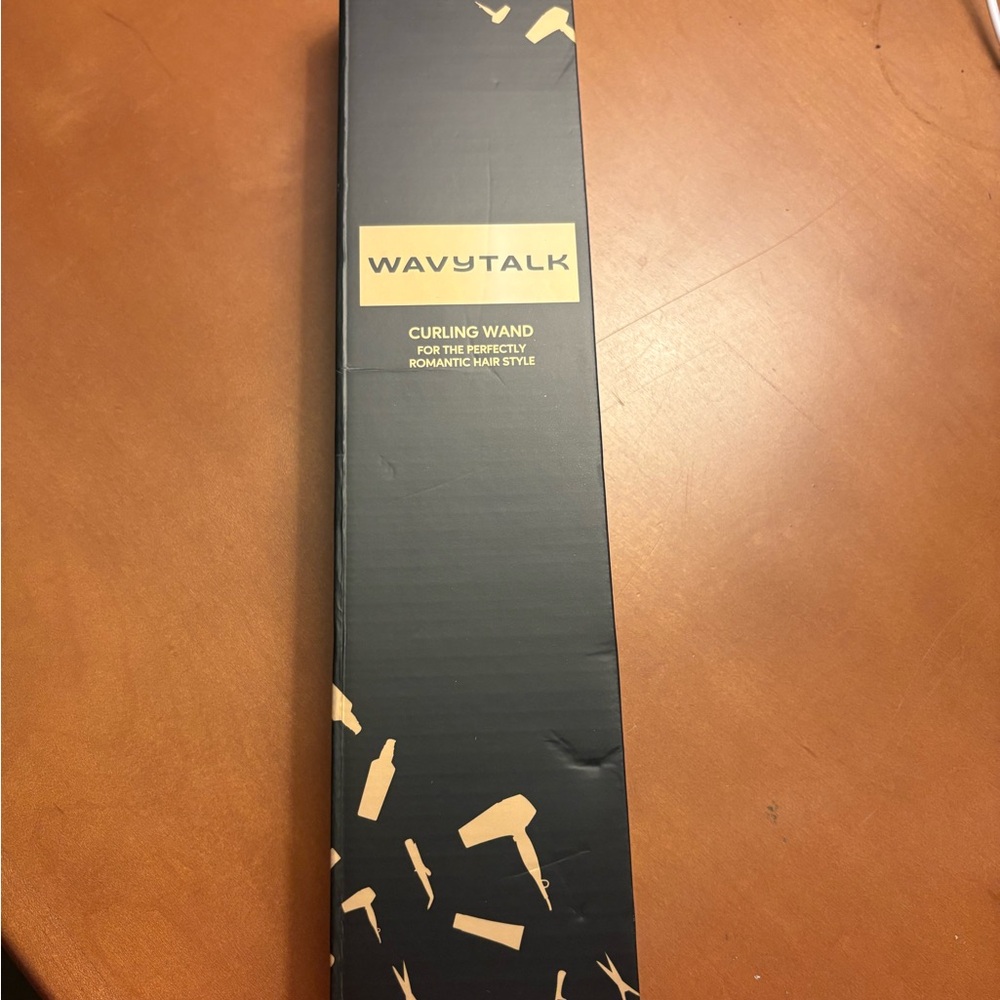 Wavytalk Rosegold and Black Curling Wand